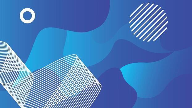 Blue dynamic abstract background vector