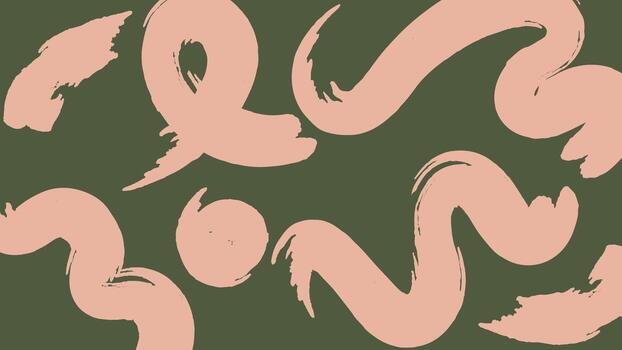 Peach brush abstract background vector