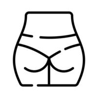 Grab this outline icon of human hips joints vector