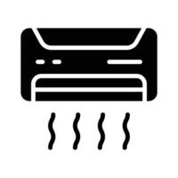 A premium glyph icon of ac cooling system vector