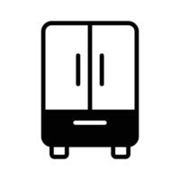 Grab this glyph icon of home kitchen cupboard. vector