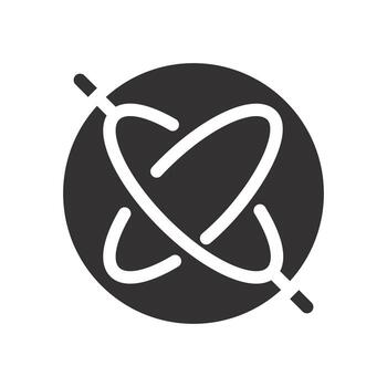 estabilidad en navegación sistemas, iroscopio icono, girar rápidamente, automático pilotos estabilizadores firmar, plano ilustración vector