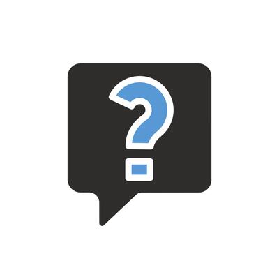 faq support, question mark icon, puzzled or uncertainty, bubble ask, frequently information advice, flat illustration