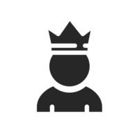 gold quality service for membership, vip customer icon, premium client concept, first member, flat illustration vector