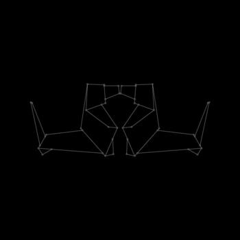 par perro poligonal líneas, lata utilizar para logo, pictograma, animal cifra, sitio web, aplicaciones, etc. editable vector