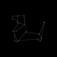 Dog Polygonal Lines, can use for Logo, Pictogram, Animal Figure, Website, Apps, etc. Color Size Editable vector