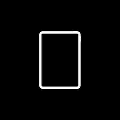 Tablet Computer Silhouette, can use for Logo Gram, Pictogram, Apps, Sign, Icon, Symbol, Mock Up, or Graphic Design Element.