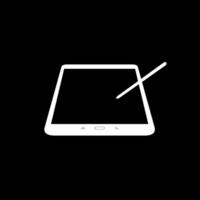 Tablet Computer Silhouette, can use for Pictogram, Logo Gram, Apps, Mock Up, Sign, Icon, Symbol or Graphic Design Element. Color Editable vector