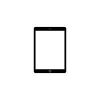 Tablet Computer Silhouette, can use for Pictogram, Logo Gram, Apps, Mock Up, Sign, Icon, Symbol or Graphic Design Element. vector