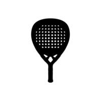 Padel Racket Silhouette, can use for Pictogram, Logo, Apps, Sport News, Website, Icon, Symbol, Sign, or Graphic Deign Element. Color and Size Editable vector