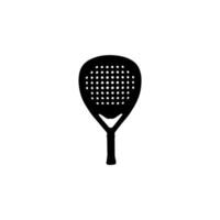 Padel Racket Silhouette, can use for Sport News, Pictogram, Apps, Logo, Website, Icon, Symbol, Sign, or Graphic Deign Element. vector