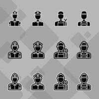 Internet Personality Icons Pack vector