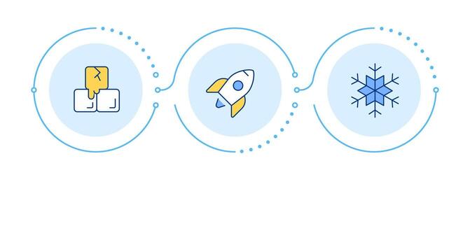 Lewin change management model infographic 3 steps. Business state. Corporate development. Flow chart infochart. Editable info graphics icons vector