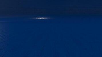 Blue floor with white walls and a light in the middle video
