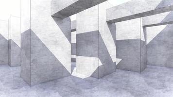 Abstract concrete wall with shadows video