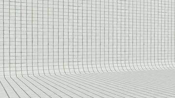 A white wall with a grid pattern on it video