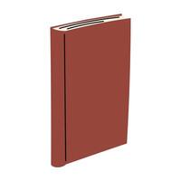 Book. Minimalist closed book vector