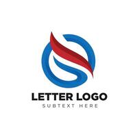Creative Abstract Letter S Logo for Business Branding vector