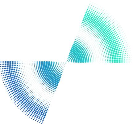 Halftone Arcs Abstract Geometric Composition