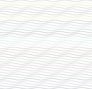 ondulado líneas vistoso formación de serpentina hebras vector