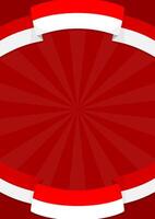 Red vertical background with Indonesian flag and copy space for text. Indonesia poster template vector