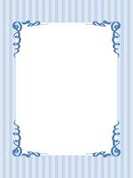 Vintage Bow Ribbon Frame Lace Art. Mediterranean Amalfi Style Art. Empty Wedding Card Invitation Page. Italy or Greece Romantic Vibes Elegant Line Design. Aesthetic Timeless Minimalist Border. vector