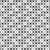 Geometric pattern with repeating symmetrical star shapes in op art style vector