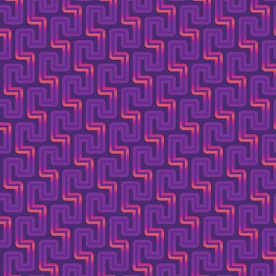 Psychedelic abstract retro pattern with gradient geometric lines