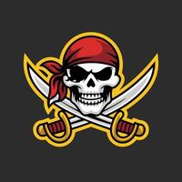 Black and White Bull Skull Logo with Prominent Horns and a Central Lightning Bolt Icon, Representing Power and Untamed Spirit vector