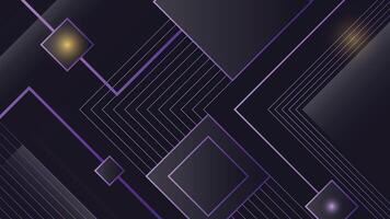 Stylish dark background featuring purple glowing lines and diamond shapes, ideal for luxury themes, modern designs, digital graphics, and elegant creative projects vector