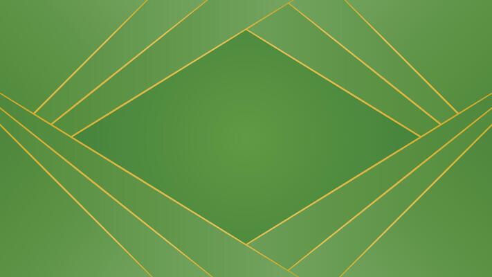 Elegant green abstract background with gold diagonal lines and soft gradient. Perfect for modern, luxury, or decorative design themes across various creative projects.