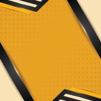 Yellow Tech Style Abstract Background with Bold Diagonal Layers vector