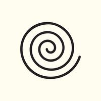Hypnotic Spiral A Simple Graphic Shape That Draws You Into The Center vector