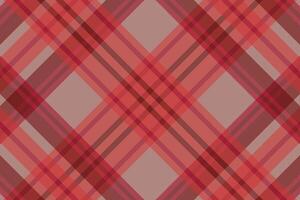 Red plaid patterned background vector