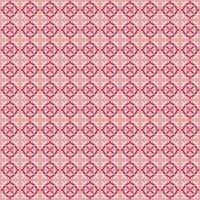 Pink and white patterned design vector