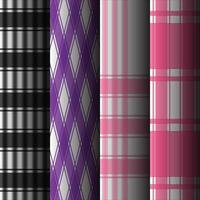 Tartan Inspired Layout vector