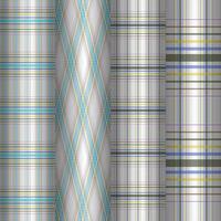 Premium Plaid Fabric Mockup vector