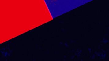 Abstract Color Block Transition Red Blue and Dark Background Animation. video