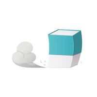 Using eraser isolated on white background vector