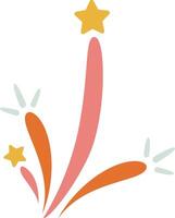 New Year Fireworks Illustration vector