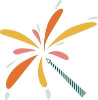 New Year Fireworks vector
