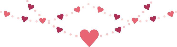 Pink Valentine Ornaments vector