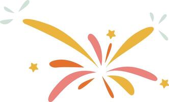 Aesthetic New Year Shape vector