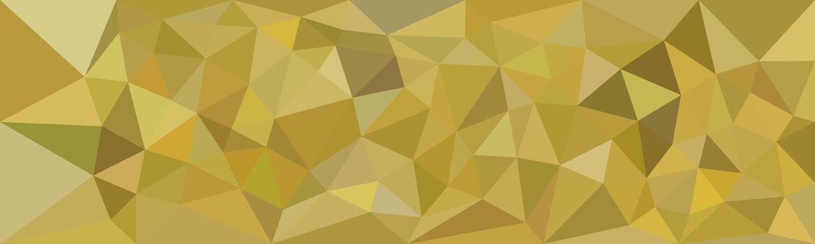 geométrico resumen antecedentes con amarillo y marrón polígono formas formando un mosaico modelo con un cálido, terroso tono. vector