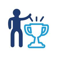winner colored icon design good for web or mobile app vector