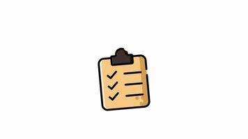 Animated Filled Icon of Hand Holding Package for Safe Parcel Delivery Services video