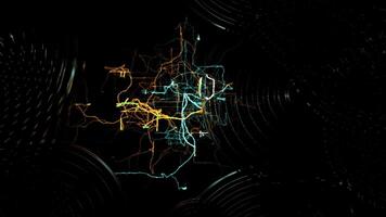 Looping Energy Background Motion Graphics video