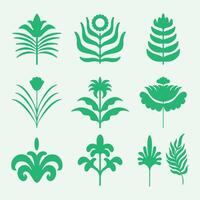 Abstract Organic Shape Flat Design Illustration vector