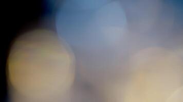 Light Leaks abstract 4K footage. Moving blinking circle lens glow flare bokeh overlays, animation defocused blurred color background. Compositing over your footage, stylizing transition video