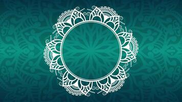 Luxury Background with Gold Mandala Rotating. Elegant Wedding Invitation Card Background with Red Background for Yoga, Wedding, and Ramadan art video